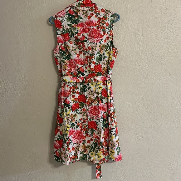 CHLOE+RENE GIRL DRESS WITH FLOWER COLOR RED SIZE M NEW WITH NO TAG - Picture 7 of 7